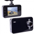 Automotive 720p HD Dashcam with Night Vision, 2.4" LCD Screen & Windshield Mounting (Records to microSD Card)