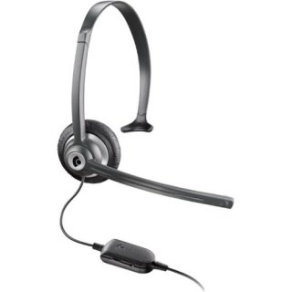 Plantronics M214C Monoaural Headset with Boom Mic (Black)