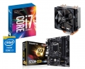Intel Core i7 7700K + Gigabyte GA-B250M-DS3H Motherboard, Fan, and CPU Combo Kit