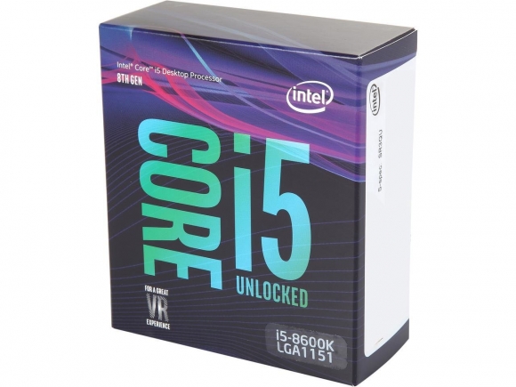Intel Core BX80684I58600K i5-8600K Desktop Processor Coffee Lake 6-Core 3.6 GHz