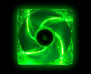 Kingwin CFGN-012LB Long Life 120mm Case Fan with Green LED
