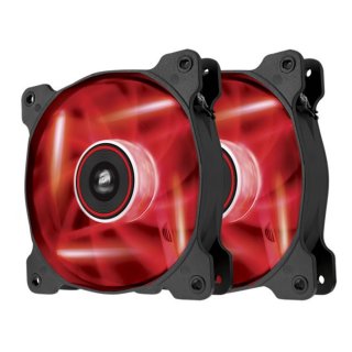 Corsair CO-9050016-RLED LED Red Quiet Edition 120mm Fan Twin Pack