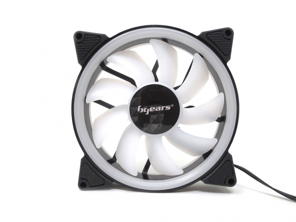 Bgears DualRing 120mm White LED Fan