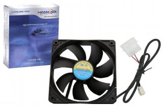 Masscool 120mm High Airflow Case Fan with 3+4pin Plug