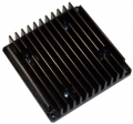 Swiftech MCP35X-HS Black Anodized Aluminum Extrusion Heatsink for MCP35XX Series Water Pumps