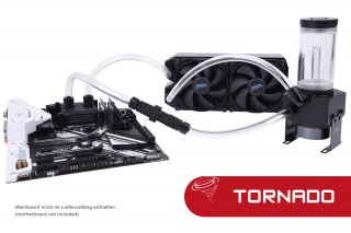 Alphacool Eissturm Tornado Copper 60 2x120mm - Complete Kit