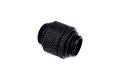 Alphacool Eiszapfen Double Nippel Rotatable G1/4" Outer Thread to G1/4" Outer Thread - Deep Black