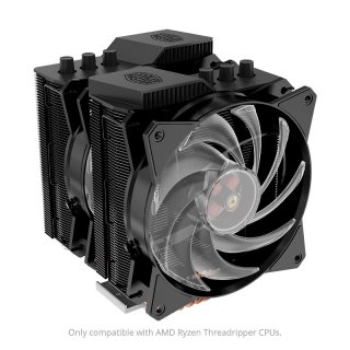 Cooler Master MA621P TR4 Twin Tower RGB CPU Air Cooler 6 CDC Heat Pipes 2 RGB MasterFan for AMD TR4 Only Cooling (MAP-D6PN-218PC-R2)