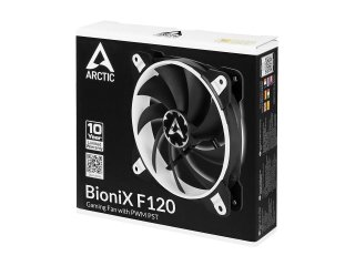 Arctic BioniX F120 ACFAN00093A White Gaming Fan PWM PST