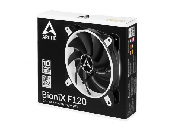 Arctic BioniX F120 ACFAN00093A White Gaming Fan PWM PST