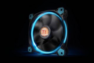 Thermaltake Riing 14 HSP 140mm Circular Blue LED Case/Radiator Fan