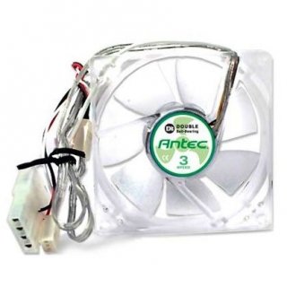 Antec 761345-75081-3 80mm 3/4 Pin Double Ball Bearing Case Fan