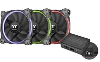 Thermaltake CL-F051-PL14SW-A Riing 14 Triple Pack Cooling Fans & Fan Controller