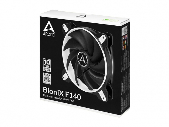 Arctic BioniX F140 ACFAN00096A White Gaming Fan PWM PST