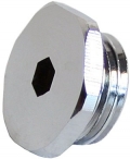 Swiftech G1-4-SOCKET-PLUG-CHR 1/4" Socket Plug - Chrome