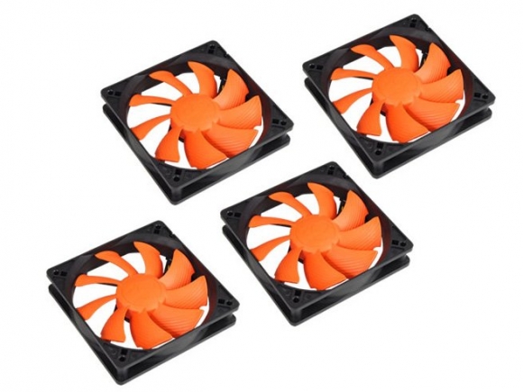 Cougar Turbine CFT12S4 Hyper Spin 1200RPM 120mm 3-pin Fan 4-pack