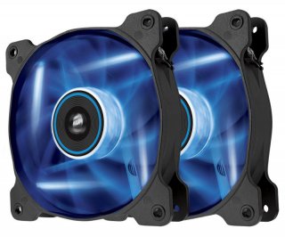 Corsair CO-9050016-BLED AF120 Air Series Blue LED QE 120mm Fan 2 Pack