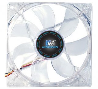 Kingwin CFR-012LB Red LED 120mm Long Life Bearing Case Fan