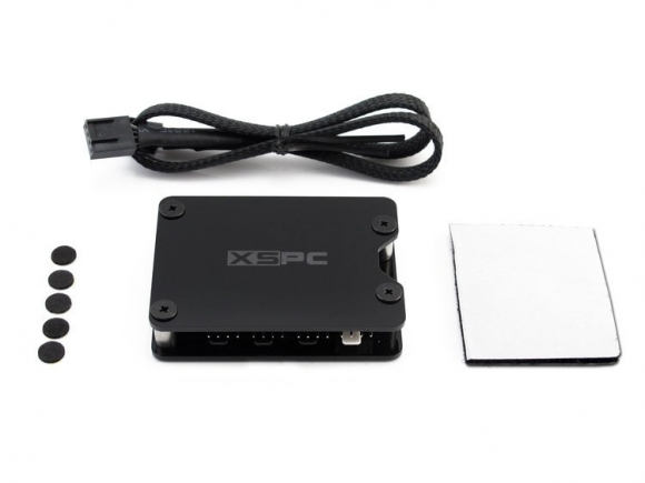 XSPC 8 Way PWM Splitter Hub - SATA Powered (Black) V2