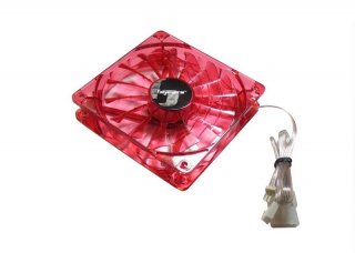 Bgears BG01237 120mm PWM Fan Translucent Dual Ball b-PWM 120 - Red