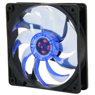 Masscool FDVB12025L1L 25.0 dBA 3/4-Pin 120mm Case Fan (Blue)