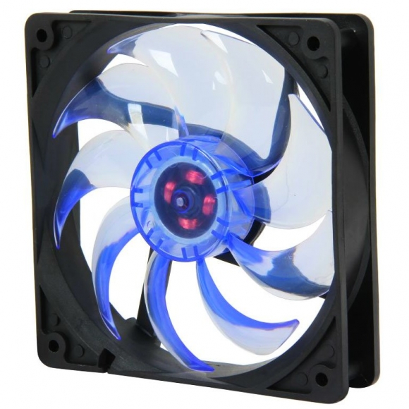 Masscool FDVB12025L1L 25.0 dBA 3/4-Pin 120mm Case Fan (Blue)