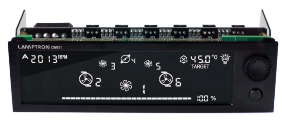 Lamptron CW611 36W - 6 Channel Aluminum Liquid Cooling Controller
