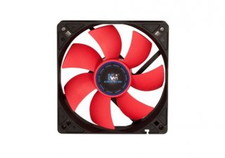 Kingwin CF-012LBR Black and Red 120mm Long Life Bearing Case Fan