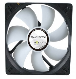 GeLid 120mm Silent 12PWM Case Fan w/ 4-Pin Power Connector