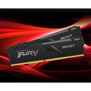 Kingston Fury Beast 8GB 288pin DDR4 3600 Desktop Memory