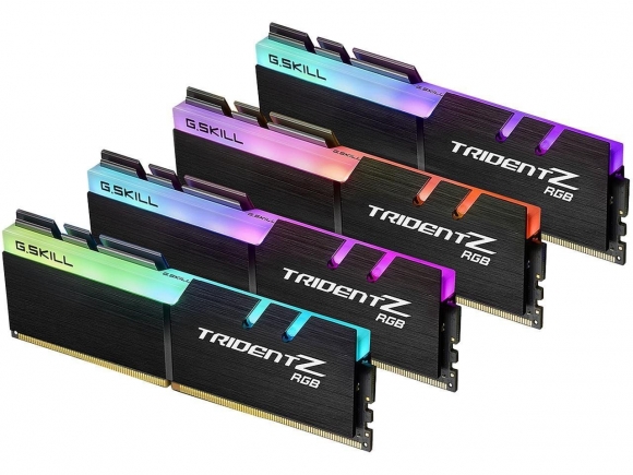 G.SKILL TridentZ RGB Series 32GB (4 x 8GB) 288-Pin SDRAM DDR4 3000 (PC4 24000) F4-3000C15Q-32GTZR