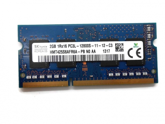 Hynix 2GB PC3-12800 DDR3-1600MHz Non-ECC 204pin Memory Module HMT425S6AFR6A-PB