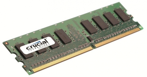 Crucial CT25664AA800 2GB (1x2GB) DDR2-800Mhz PC2-6400 Desktop RAM