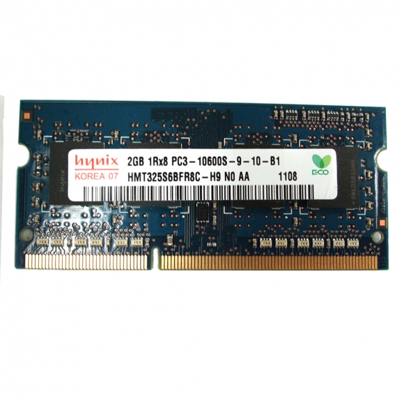 Hynix 2GB DDR3 Memory SO-DIMM 204pin PC3-10600 1333MHz HMT325S6BFR8C-H9