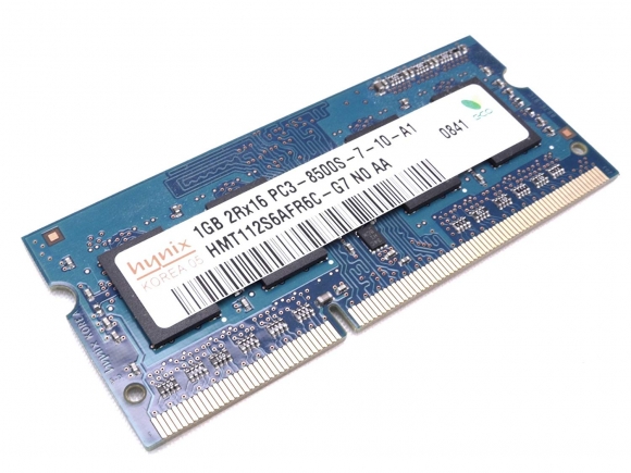 Hynix HMT112S6BFR6C-G7 1GB DDR3 RAM PC3-8500 1066MHz 204-Pin SODIMM Laptop Memory