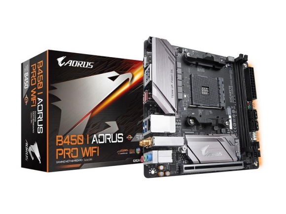 GIGABYTE B450 I AORUS PRO WIFI AM4 AMD B450 SATA 6Gbs USB 3.1 HDMI Mini ITX AMD Motherboard