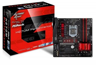 ASRock Fatal1ty H270M Performance LGA 1151 Intel H270 HDMI SATA 6Gb/s USB 3.0 Micro ATX Motherboard