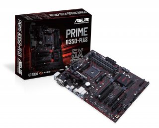 Asus Prime B350-Plus Amd Ryzen Am4 Ddr4 Hdmi Dvi Vga M.2 Usb 3.1 Atx B350 Motherboard