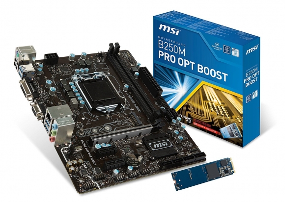 MSI B250M PRO OPT BOOST LGA 1151 Intel B250 SATA 6Gb/s USB 3.1 Micro ATX Intel Motherboard