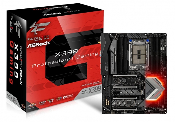 ASRock Fatal1ty X399 Professional Gaming sTR4 AMD X399 SATA 6Gb/s USB 3.1 ATX AMD Motherboard