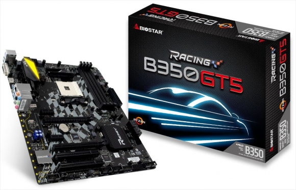 Biostar B350GT5 AM4 Socket ATX Motherboard