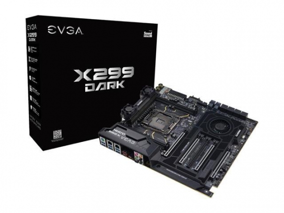 EVGA X299 DARK, 151-SX-E299-KR, LGA 2066, Intel X299, SATA 6Gbs, USB 3.1, USB 3.0, EATX, Intel Motherboard