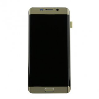 LCD Front Assembly for Samsung Galaxy S6 Edge Plus - Gold