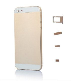 Iphone 5s Back Cover Housing - Gold