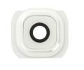 Rear Camera Lens Cover w/ Sticker for Samsung Galaxy S6 Edge+ Plus White