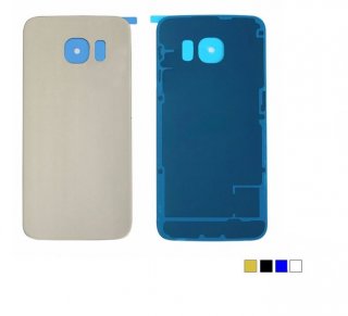 Back Battery Cover with Adhesive for Samsung Galaxy S6 Edge G925 (Choose Color)