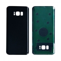 Back Battery Door Cover with Sticker for Samsung Galaxy S8 Plus - Black
