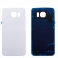 Back Cover with Adhesive for Samsung Galaxy S6 G920, White