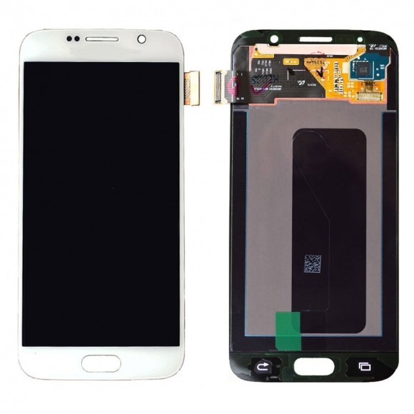 Front LCD Assembly for Samsung Galaxy S6 White
