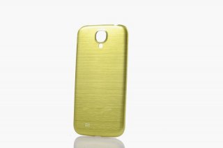 Metallic Back Cover for Samsung Galaxy S4 i9500 Champagne w/ White Housing